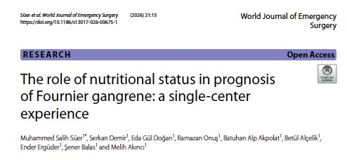 Nutritional status in prognosis of Fournier gangrene